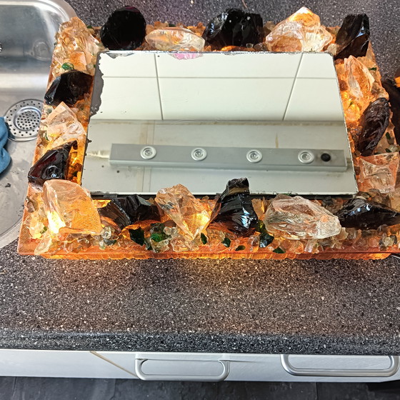 Image 1 of Lampada da parete Cosack Leuchten in vetro cristallo-bronzo