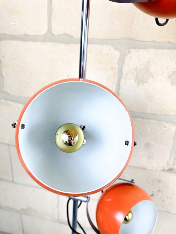 Image 1 of Vintage orange floor lamp