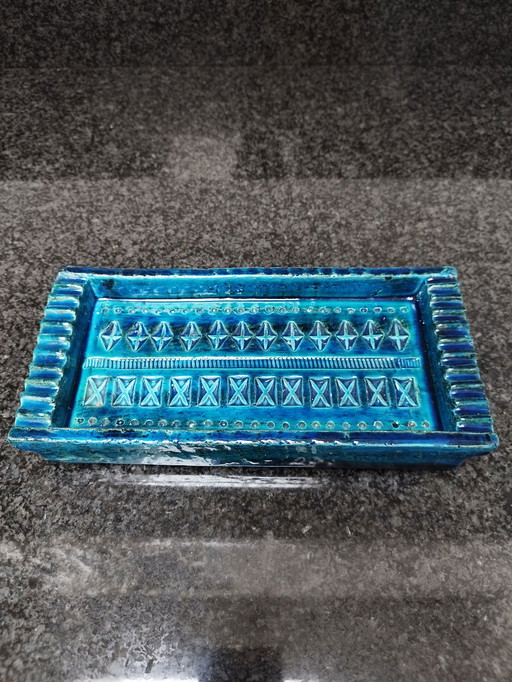 Bitossi ashtray Aldo Londi Rimini blue