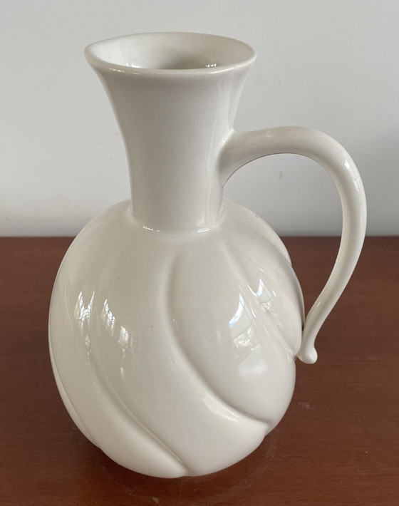 Image 1 of Zenith Gouda - brocca in terracotta bianco crema modello 746