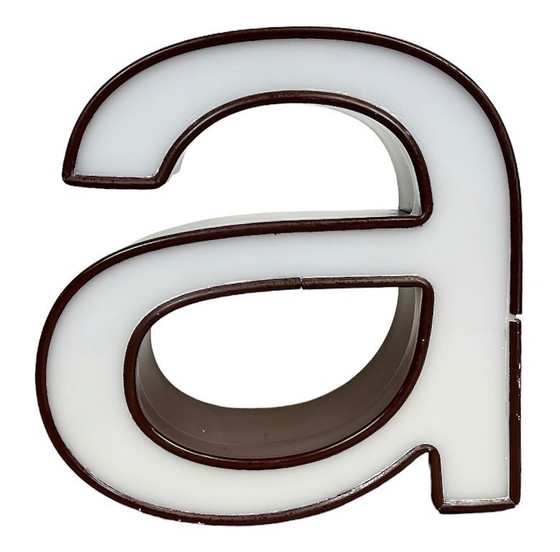 Image 1 of Lettera A illuminata d'epoca, anni '70