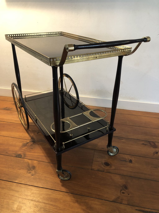 Italian vintage bar cart / serving cart.