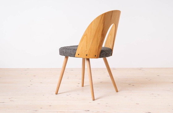 Image 1 of Dining Table with Set of 4 Dining Chairs by Antonin Šuman, Reupholstered, Czechoslovakia, 1960s