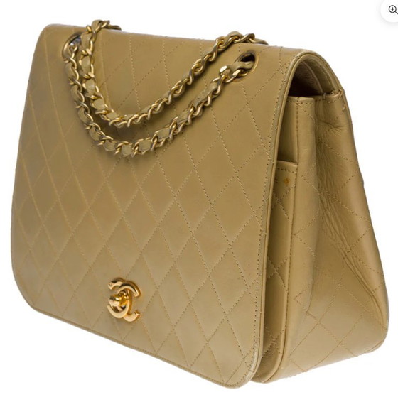 Image 1 of Borsa CHANEL Timeless/Classique in cuoio Beige - 100712