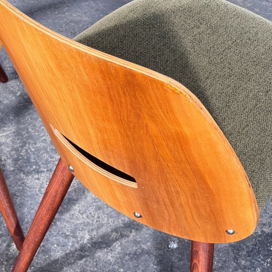 Lollipop Dining Chairs (Set of 4) by František Jirák for Tatra Nábytok, 1960s – Textile (photo 4 of 13)