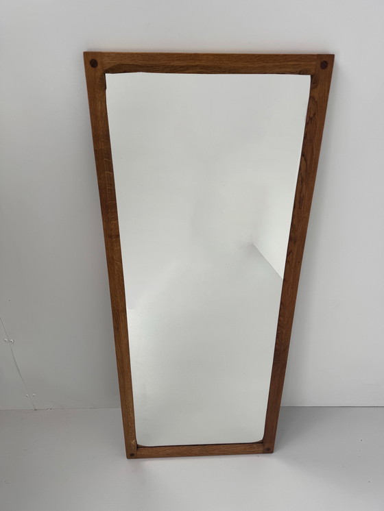 Image 1 of Specchio Aksel Kjersgaard modello 165 in quercia – Semplicità danese di metà secolo