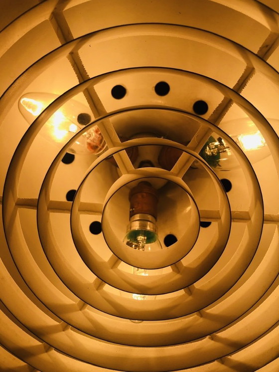 Image 1 of Vintage Space-Age Rise and Fall Pendant Lamp, 1970s