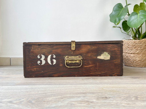 Vintage houten kist