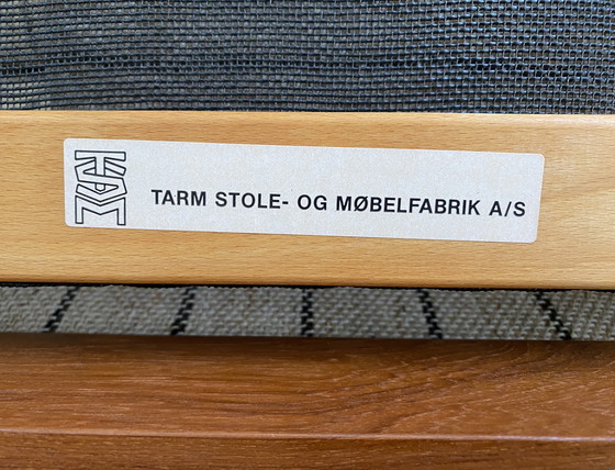 Image 1 of Hochlehniger Relaxsessel mit Hocker 1960er Jahre von Tarm Stole Dänemark