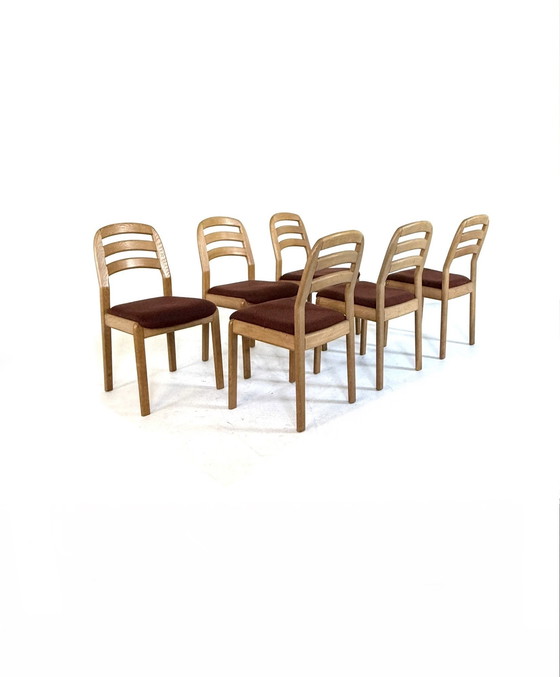 Image 1 of 6x vintage Dyrlund dining chair '70s