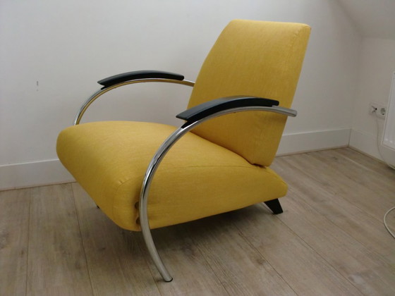 Gelderland 5470 Design Jan Des Bouvrie As New 2x – Armchairs, Chrome (photo 4 of 6)