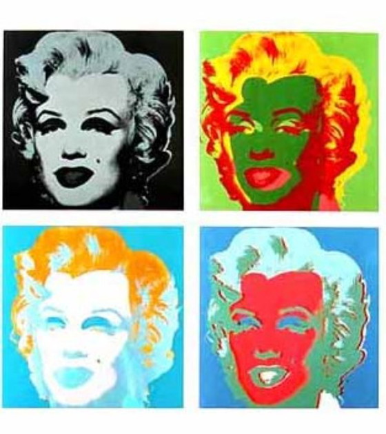Image 1 of Warhol, Andy - Ten Marilyns II - Offset a colori (con sigillo) - 140 x 80 cm