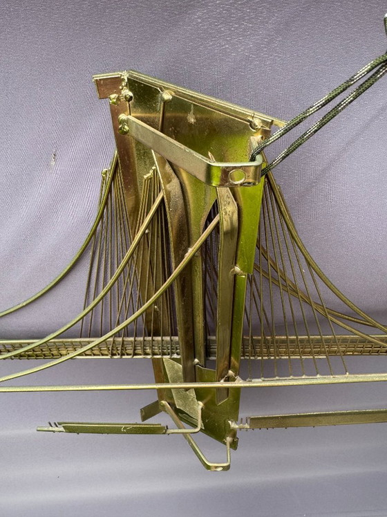 Scultura da parete Curtis Jere Brooklyn Bridge – Decorazioni murali, Metallo, Ottone (photo 21 of 27)