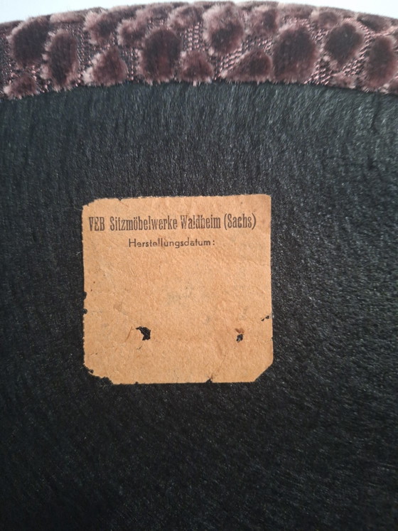 Poltrona vintage Köln Easy Chair degli anni '60 – VEB Sitzmöbelwerke Waldheim, Poltrone, Textile, Metal (photo 3 of 9)