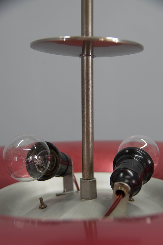 Image 1 of Lámpara de araña morada Bauhaus de IAS, década de 1930