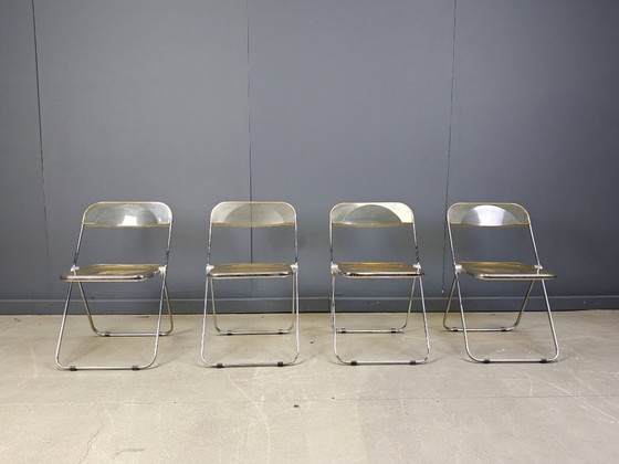 Image 1 of Chaises plia vintage de Castelli, années 1970