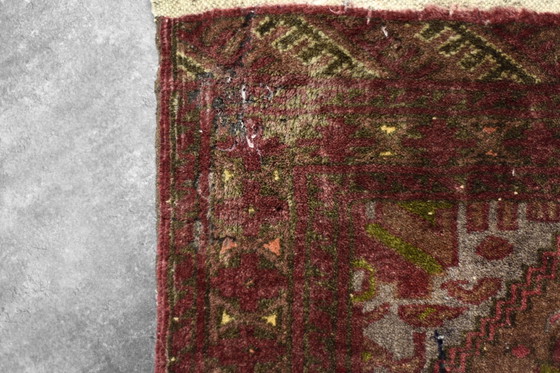 Image 1 of Tappeto Ersari orientale turkmeno vintage tessuto a mano, anni '50