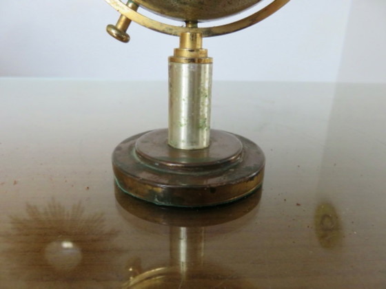 Image 1 of Globe, brass cigarette dispenser, 60s/70s