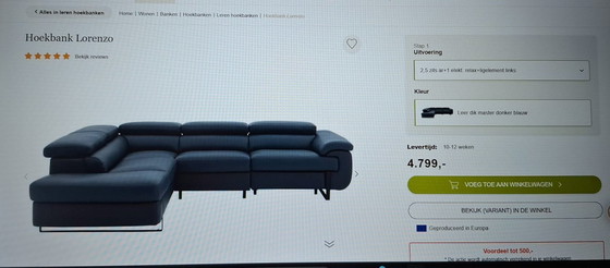 Image 1 of Divano angolare Lorenzo.