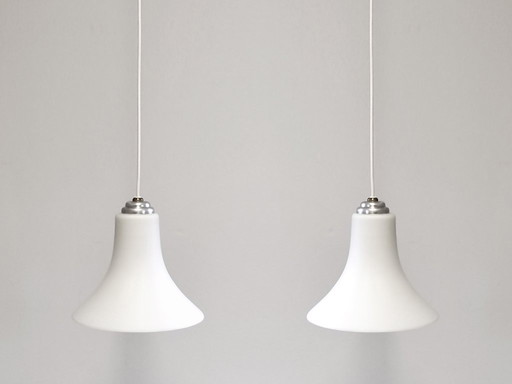 pendant lights vintage set trumpet shape