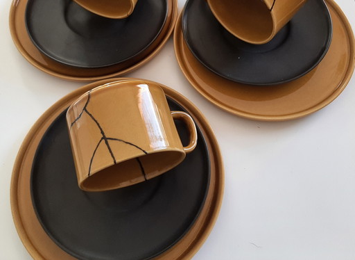 Set di stoviglie vintage Melitta (9 pezzi) – Restauro dell'arte tradizionale Kintsugi