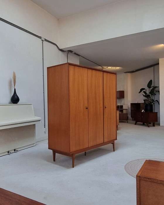 Mid Century Wardrobe, Wood, Brown (photo 22 of 23)