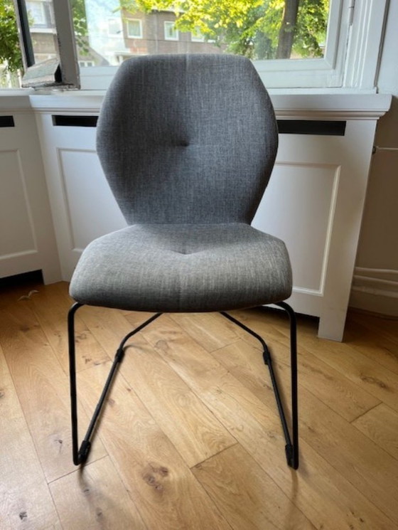 Image 1 of 6x Manzini chaises de salle à manger Gris