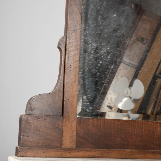 Small vanity cabinet with mirror and marble top – Sideboard, Wood, Klassiek (photo 12 of 20)