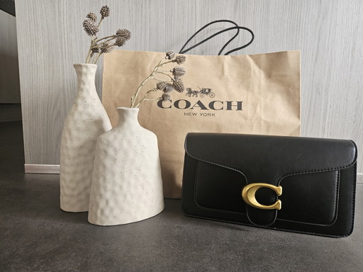 Precioso bolso negro con estilo – schoudertassen, Nylon