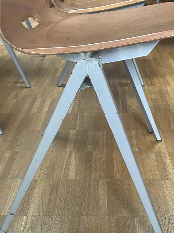 Image 1 of Set van zes authentieke Pagwood Pagholz stoelen in uitstekende staat.