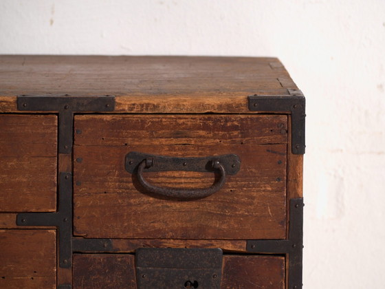 Antique Japanese tansu chest – Japan, circa 1910 – Chest of drawers (photo 28 of 40)