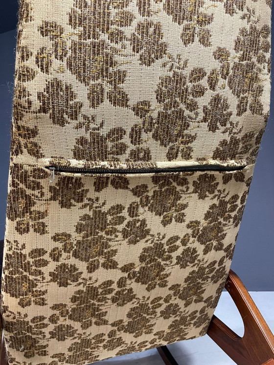 Image 1 of Schommelstoel, houtwerk, jaren 70, Tsjecho-Slowakije