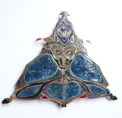 Roland Danielou Frankrijk art emailleur: Kunstemail Insect 