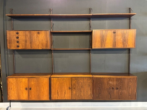 Vintage wandsysteem | Palissander