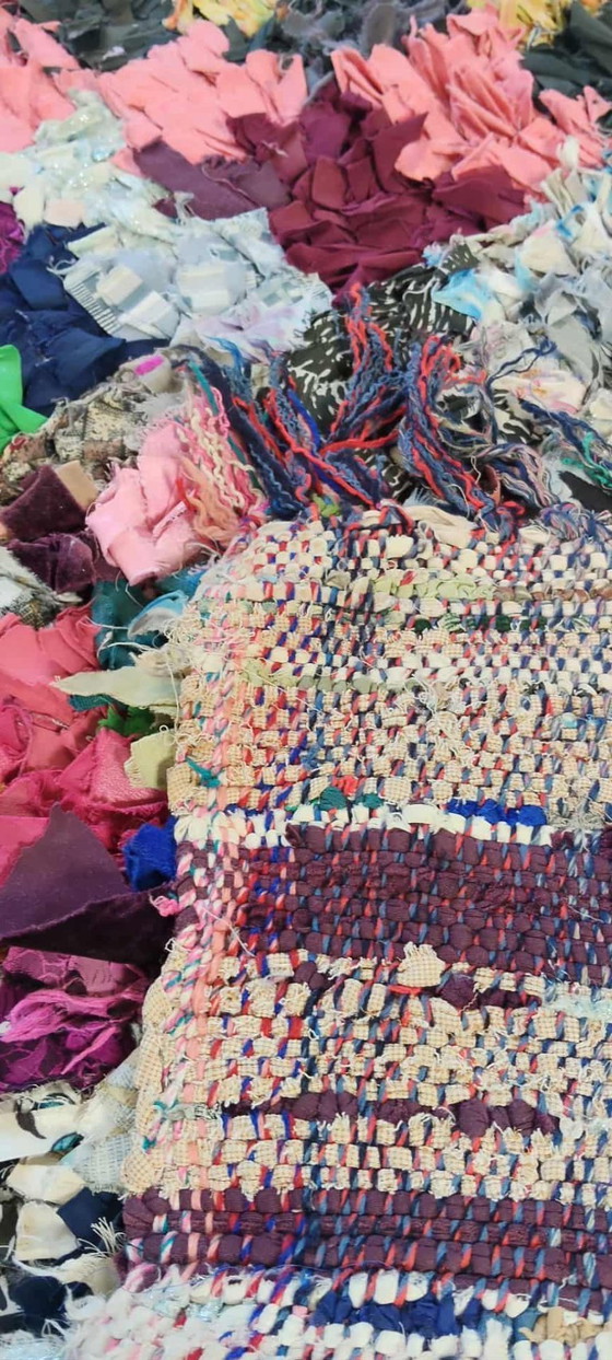 Image 1 of Tapis Berbère 195 x 100 Boho New Wool Rug Boucherwi