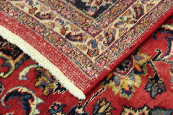 Image 1 of Original Perserteppich Keschan,Kashan Rot 332 x 250 cm Top Zustand Klassik Alt