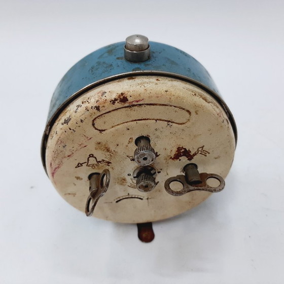 Image 1 of Mid-century mechanical alarm clock for Mera-Poltik, Poland 