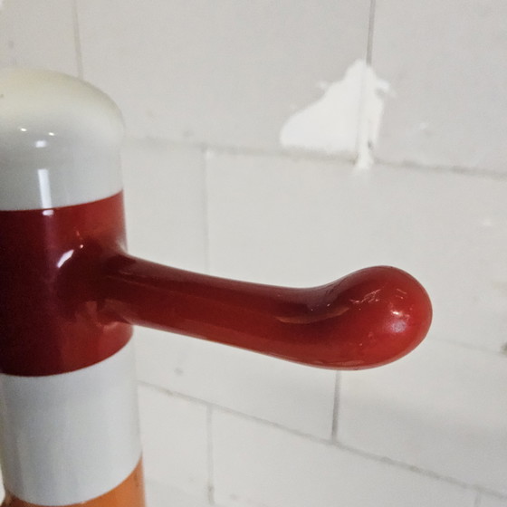 Image 1 of Appendiabiti da terra per bambini Ikea vintage colorato (curvo) in stile Memphis (modulare, regolabile)