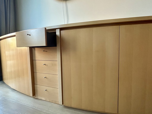 Modern Light Wood Sideboard Cabinet