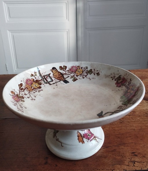 Frutero de piedra de hierro E. Bourgeois Grand Dépôt Birds