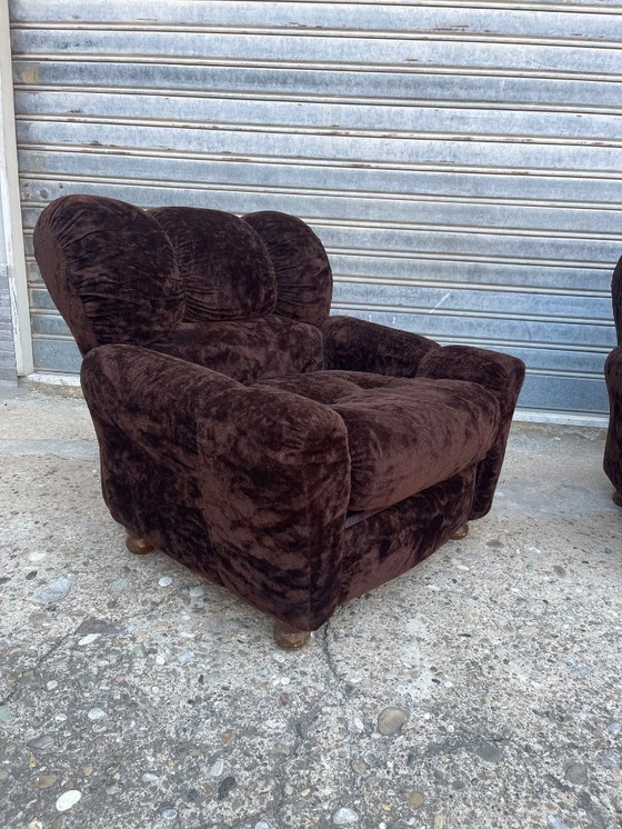 Image 1 of 1970’s Vintage Italian design armchairs by Doimo