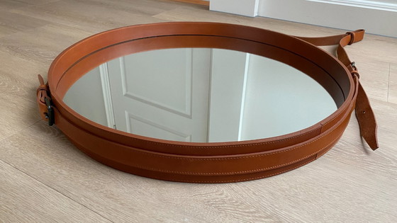 Image 1 of GUBI mirror - Adnet Ø70 cm