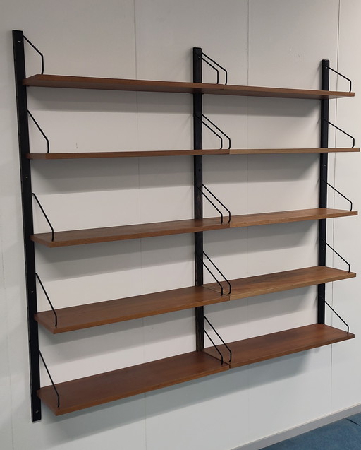 Vintage wall rack Paul Cadovius teak wood