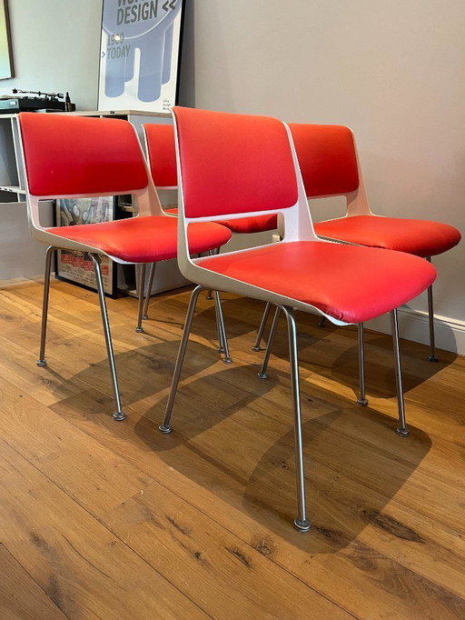 4x Vintage Gispen Cordemeyer Stoel - Model 2220 (1969)