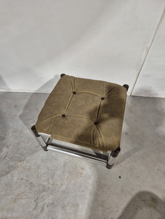 Image 1 of Magnatex Tetra Inc. USA footstool vintage safari style