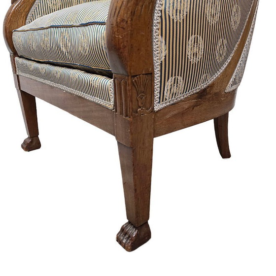 Image 1 of Bergère Impero francese con colli di cigno, circa 1810