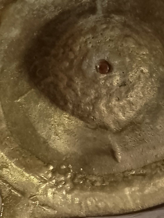 Image 1 of Rara coppia di candelabri in bronzo massiccio del XIX secolo con ninfe, segni di lima, marchio di fonderia, fusione in sabbia