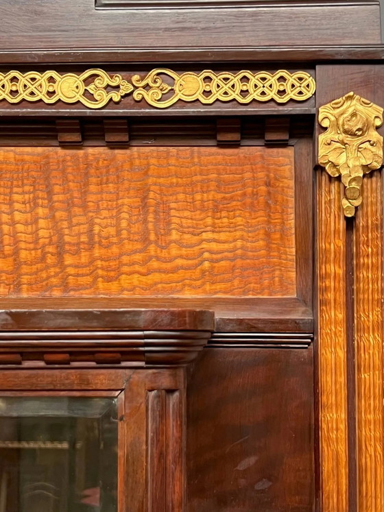 Maurice Dufrêne-Élysée. Escaparate Art Decó. – Vitrinas, Bronze, Wood, Art Deco (photo 4 of 7)