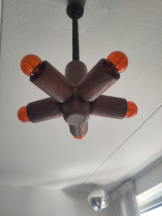 Image 1 of Lámpara de madera de teca '70