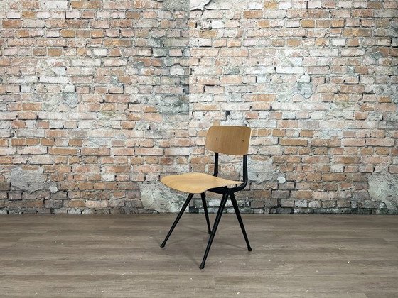 HAY Result Zwart/Eiken - MEER OP VOORRAAD – Eetkamerstoelen, Metal, Wood, Vintage (photo 3 of 13)